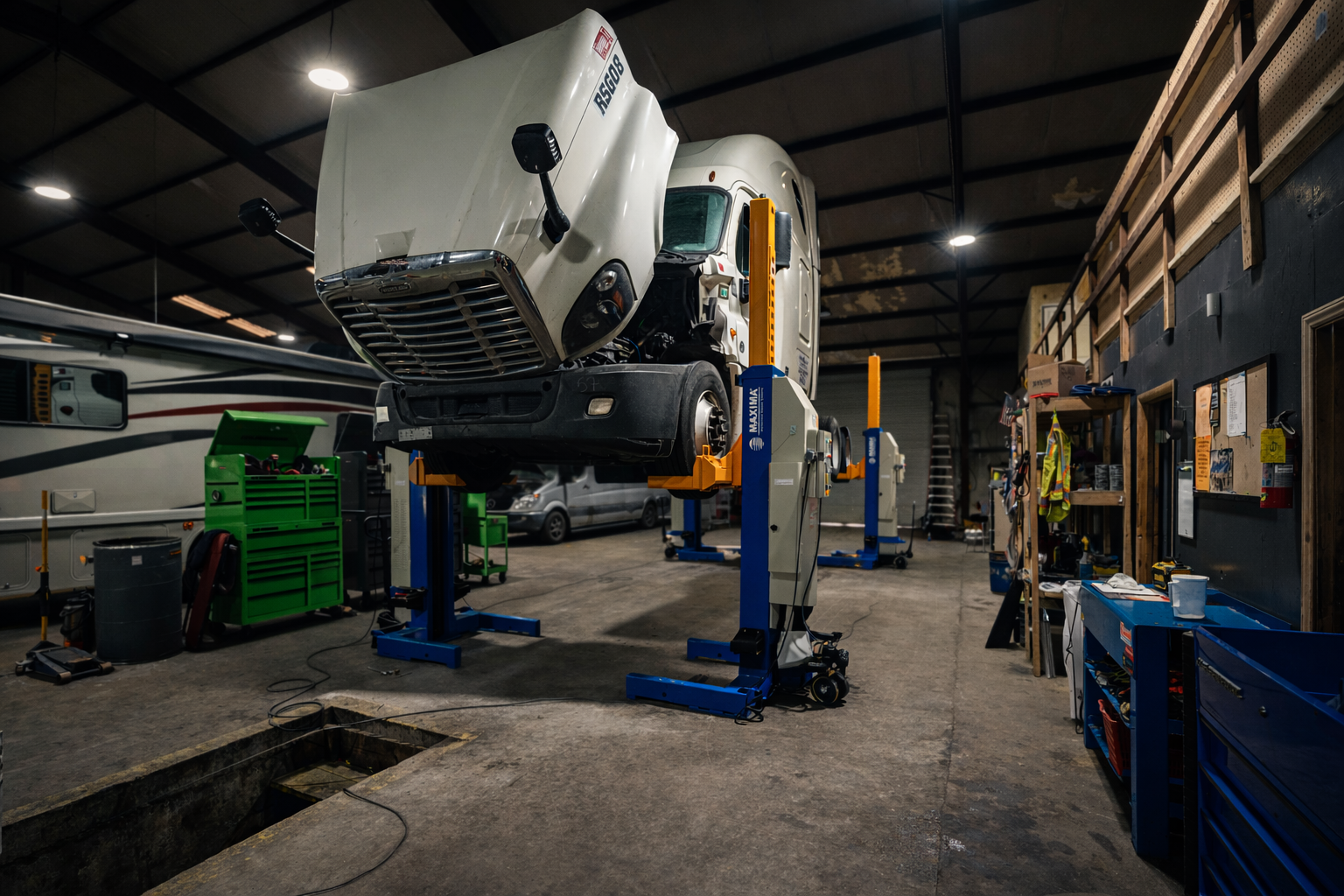 Integrity Diesel mechanic working in Omaha Nebraska